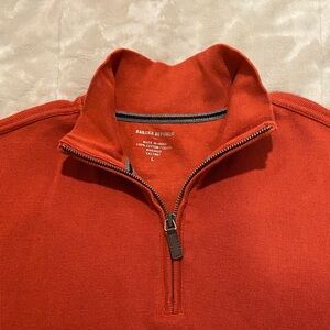 Banana Republic Men's Zip-Up Sweater in Red A7